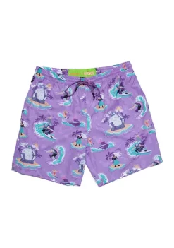 Nickelodeon™ Boys 8-20 Nick Shredder Shredding Swim Trunks -Deals Nickelodeon Store Belk 106