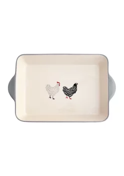 Baum Brothers Coop Chickens Large Baking Dish -Deals Nickelodeon Store Belk 1214