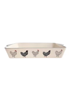 Baum Brothers Coop Chickens Large Baking Dish -Deals Nickelodeon Store Belk 1215