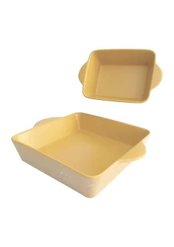Baum Brothers Orla Yellow 2-Piece Bakeware Set -Deals Nickelodeon Store Belk 1247