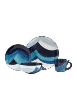 Baum Brothers Bradley Breeze 16 piece dinnerware set