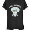 Nickelodeon™ SpongeBob SquarePants Squidward I Hate Everyone Short Sleeve Graphic T-Shirt