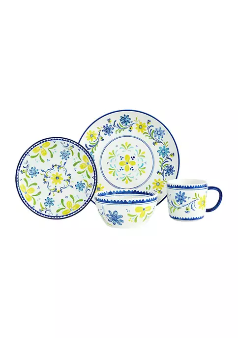 Baum Brothers Tuscany 16 Piece Stoneware Dinnerware Set 5 Baum Brothers Tuscany 16 Piece Stoneware Dinnerware Set - Image 5