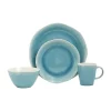Baum Brothers Meridian Aqua 16 piece dinnerware set