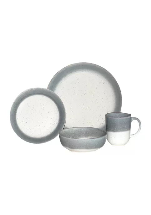 Baum Brothers Marina Gray 16 Piece Dinnerware Set 1 Baum Brothers Marina Gray 16 Piece Dinnerware Set