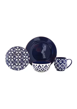 Baum Brothers Amari 16 Piece Dinnerware Set