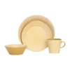 Baum Brothers Orla Yellow 16 Piece Dinnerware Set