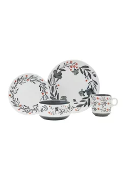Baum Brothers Everly 16 Piece Dinnerware Set