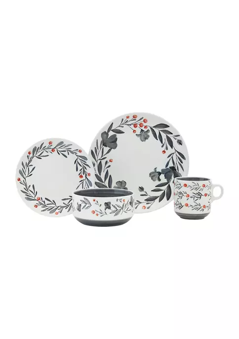 Baum Brothers Everly 16 Piece Dinnerware Set 2 Baum Brothers Everly 16 Piece Dinnerware Set - Image 2