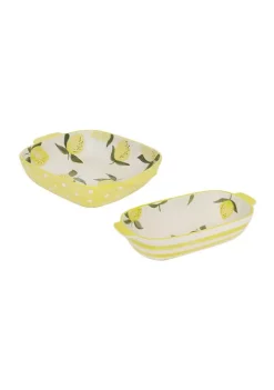Baum Brothers Lemon Tango 2-Piece Baking Set -Deals Nickelodeon Store Belk 1390