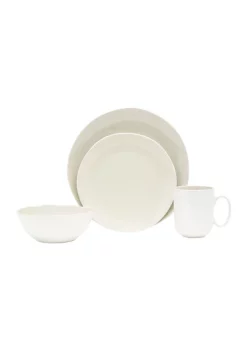 Baum Brothers Calma Natural 16 piece dinnerware set