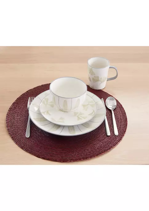 Baum Brothers Vaughn 16-Piece Dinnerware Set 2 Baum Brothers Vaughn 16-Piece Dinnerware Set - Image 2