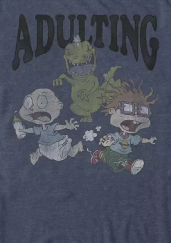 Nickelodeon™ Rugrats Running From Reptar And Adulting Short-Sleeve T-Shirt -Deals Nickelodeon Store Belk 177