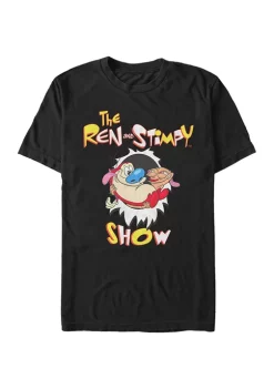 Nickelodeon™ Big & Tall Ren & Stimpy Ren And Stimpy Show Graphic Short Sleeve T-Shirt