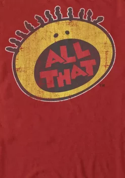 Nickelodeon™ All That Classic Vintage Face Logo Title Short Sleeve T-Shirt -Deals Nickelodeon Store Belk 23