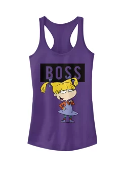 Nickelodeon™ RugRats Angelica Boss Word Cutout Graphic Racerback Tank