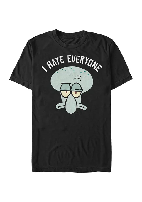 Nickelodeon™ Big & Tall Spongebob Hate Everyone Graphic Short Sleeve T-Shirt 4 Nickelodeon™ Big & Tall Spongebob Hate Everyone Graphic Short Sleeve T-Shirt - Image 4