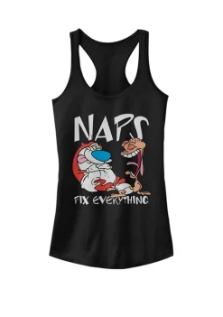 Nickelodeon™ Ren and Stimpy Naps Fix Everything Baby Diapers Graphic Racerback Tank