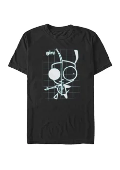 Nickelodeon™ Invader Zim X-Ray Schematic GIR Short-Sleeve T-Shirt -Deals Nickelodeon Store Belk 317