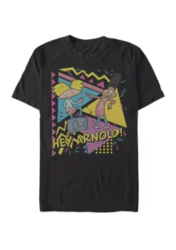 Nickelodeon™ Hey Arnold Gerald Best Friends Boombox Short Sleeve T-Shirt -Deals Nickelodeon Store Belk 323