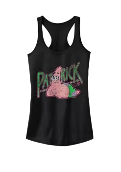 Nickelodeon™ SpongeBob SquarePants Patrick Star Vintage Cute Smile Racerback Graphic Tank