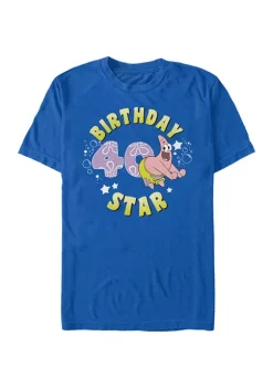 Nickelodeon™ Patrick Birthday Forty Graphic Short Sleeve T-Shirt -Deals Nickelodeon Store Belk 401