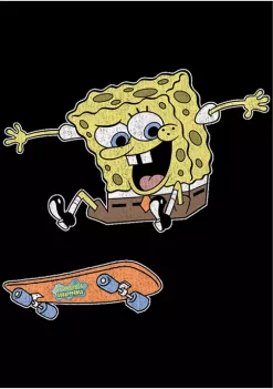 Nickelodeon™ Big & Tall Spongebob Skater Bob Graphic Short Sleeve T-Shirt -Deals Nickelodeon Store Belk 416