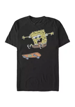Nickelodeon™ Big & Tall Spongebob Skater Bob Graphic Short Sleeve T-Shirt -Deals Nickelodeon Store Belk 417