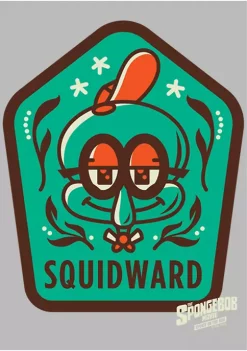 Nickelodeon™ Squidward Camp Patch Graphic T-Shirt -Deals Nickelodeon Store Belk 435