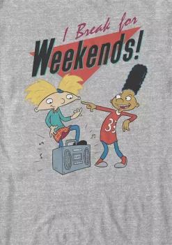 Nickelodeon™ Hey Arnold I Break For Weekends Boombox Short Sleeve T-Shirt -Deals Nickelodeon Store Belk 475