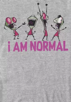 Nickelodeon™ Invader Zim I Am Normal! Short Sleeve T-Shirt -Deals Nickelodeon Store Belk 479