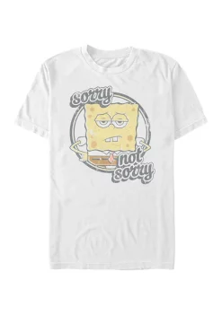 Nickelodeon™ Spongebob Squarepants Sorry Not Sorry Short Sleeve T-Shirt