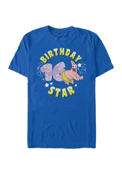 Nickelodeon™ Patrick Birthday Sixteen Graphic Short Sleeve T-Shirt -Deals Nickelodeon Store Belk 486