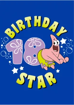 Nickelodeon™ Patrick Birthday Eighteen Graphic Short Sleeve T-Shirt -Deals Nickelodeon Store Belk 489