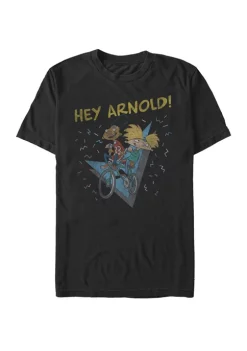 Nickelodeon™ Hey Arnold Gerald Handlebars Retro Bike Ride Short Sleeve T-Shirt
