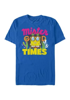 Nickelodeon™ Spongebob Squarepants Mister Good Times Short Sleeve T-Shirt
